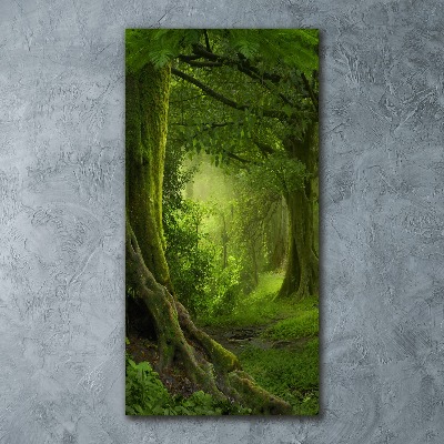 Acrylbild vertikal Tropischer Dschungel