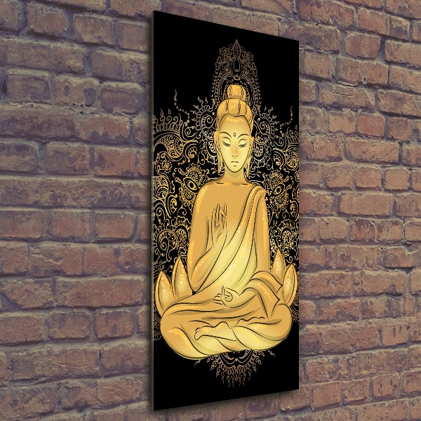 Plexiglasbilder vertikal Buddha und Mandala