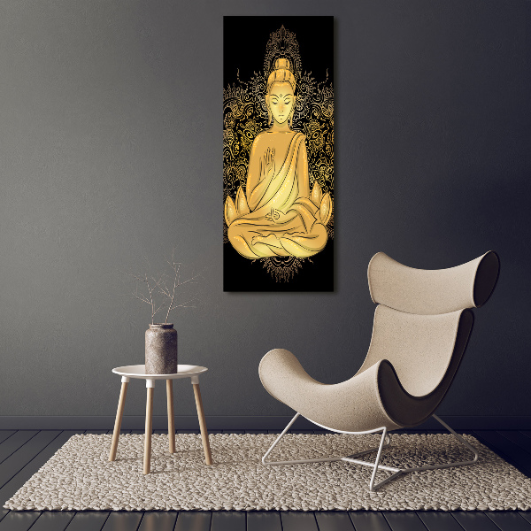 Plexiglasbilder vertikal Buddha und Mandala