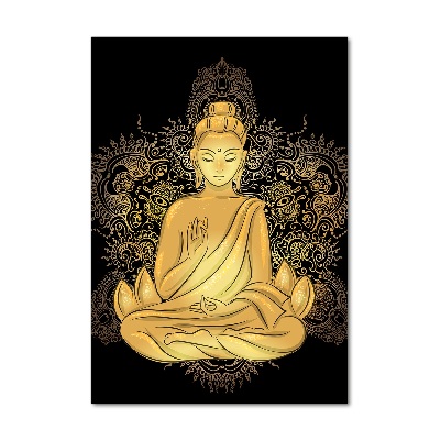 Plexiglasbilder vertikal Buddha und Mandala