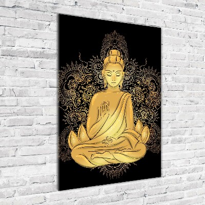 Plexiglasbilder vertikal Buddha und Mandala