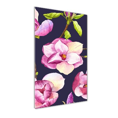 Bild auf Acrylglas vertikal Magnolie