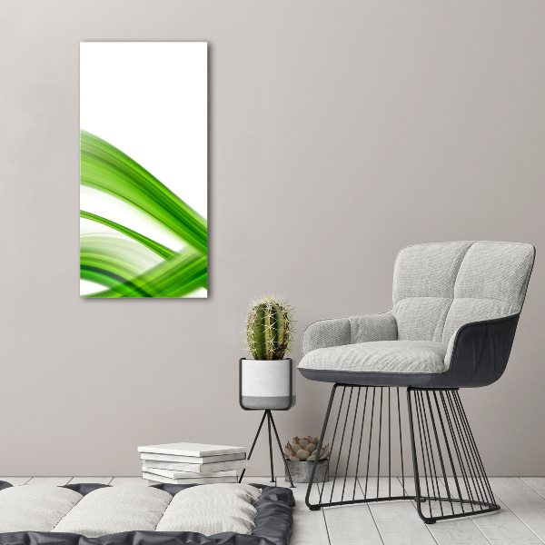 Acrylbild vertikal Abstrakte Welle