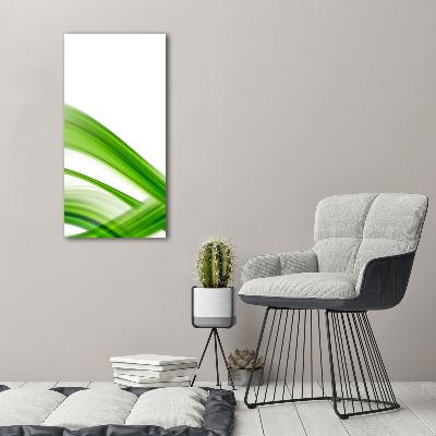 Acrylbild vertikal Abstrakte Welle