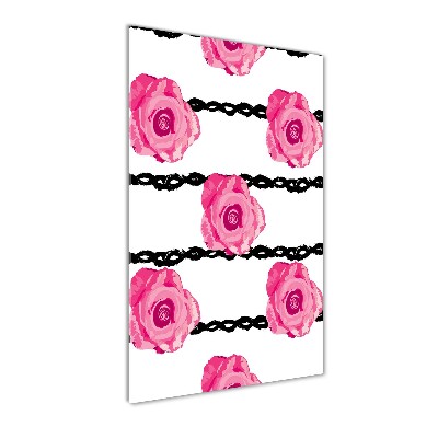 Plexiglasbilder vertikal Rosen