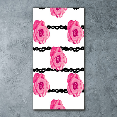 Plexiglasbilder vertikal Rosen