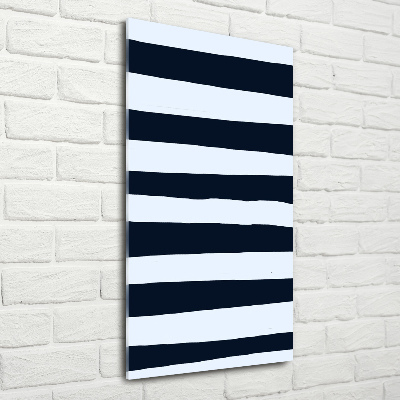 Acrylbild vertikal Gestreifter Hintergrund