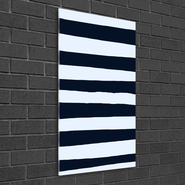 Acrylbild vertikal Gestreifter Hintergrund