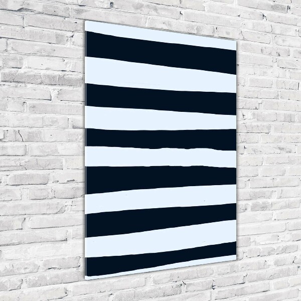 Acrylbild vertikal Gestreifter Hintergrund