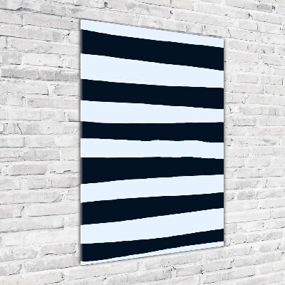 Acrylbild vertikal Gestreifter Hintergrund