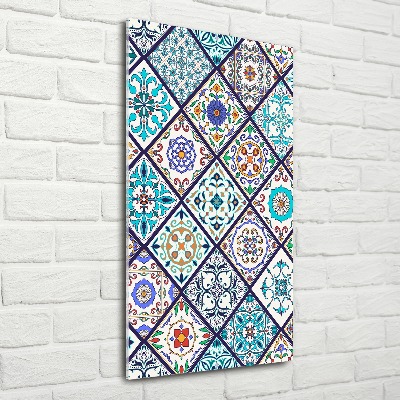 Bild auf Acrylglas vertikal Keramikfliesen
