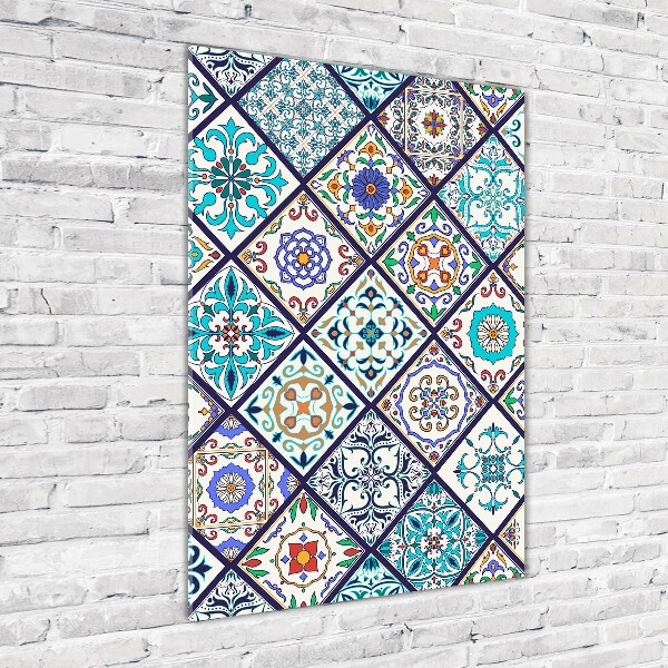 Bild auf Acrylglas vertikal Keramikfliesen