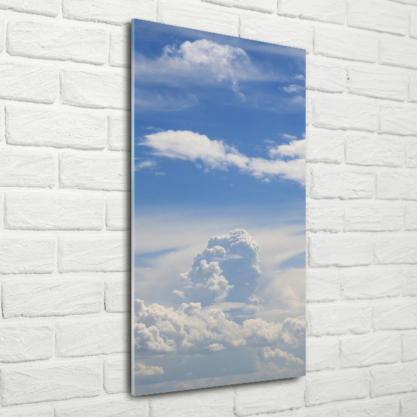 Plexiglasbilder vertikal Wolken am Himmel