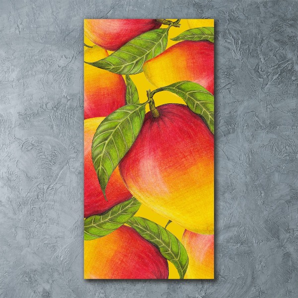 Bild auf Acrylglas vertikal Mango