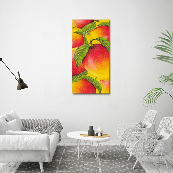Bild auf Acrylglas vertikal Mango