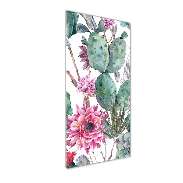 Bild auf Acrylglas vertikal Kakteen