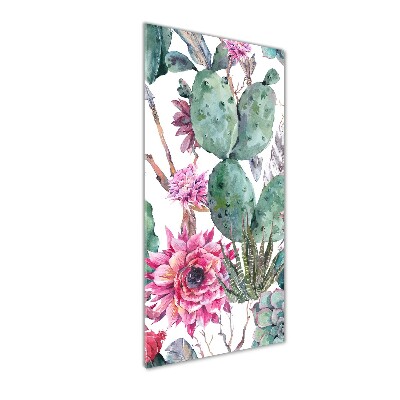 Bild auf Acrylglas vertikal Kakteen