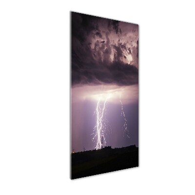 Plexiglasbilder vertikal Gewitter