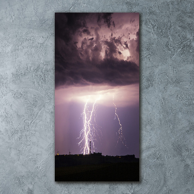 Plexiglasbilder vertikal Gewitter