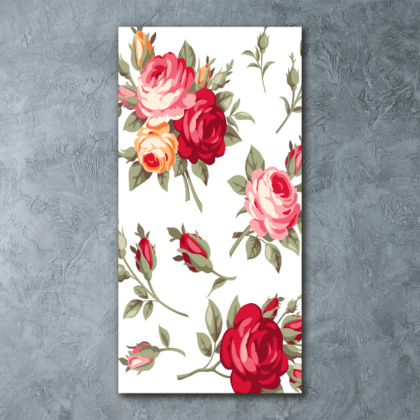 Acrylbild vertikal Dornen