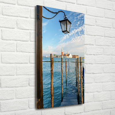 Modernes Acrylbild vertikal Venedig, Italien