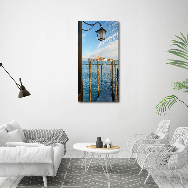 Modernes Acrylbild vertikal Venedig, Italien