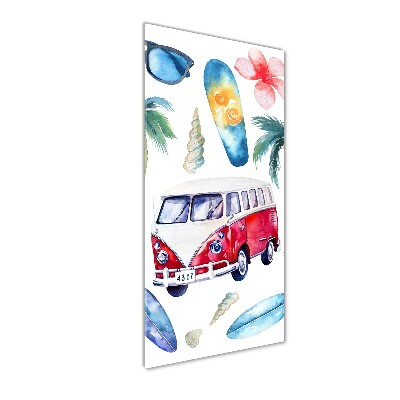 Bild auf Acrylglas vertikal Surfer-Set