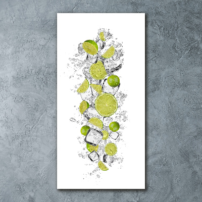 Modernes Acrylbild vertikal Limes