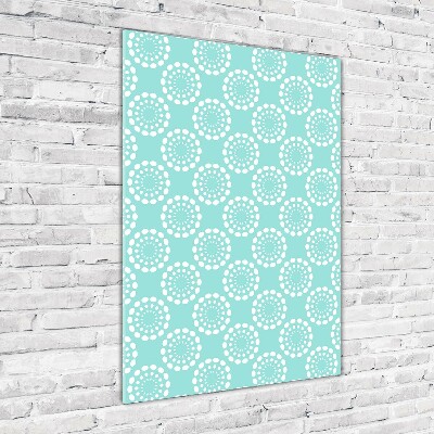 Modernes Acrylbild vertikal Geometrischer Hintergrund