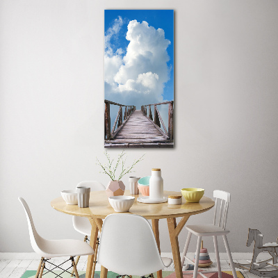 Acrylbild vertikal Der Weg zum Himmel