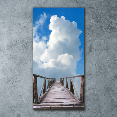 Acrylbild vertikal Der Weg zum Himmel