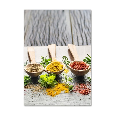 Plexiglasbilder vertikal Gewürze
