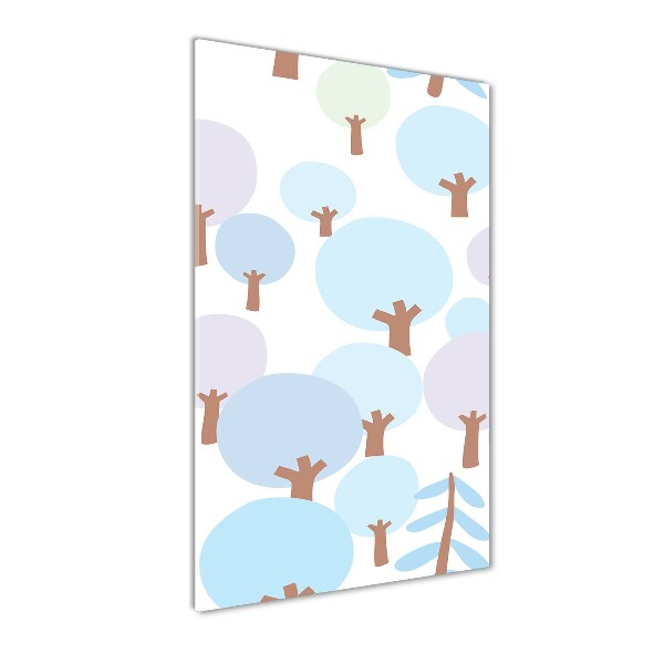 Plexiglasbilder vertikal Bäume