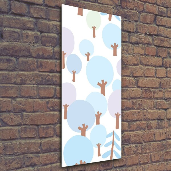 Plexiglasbilder vertikal Bäume