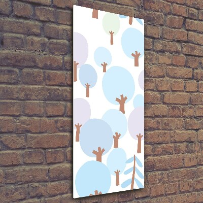 Plexiglasbilder vertikal Bäume