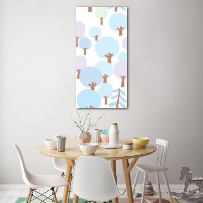 Plexiglasbilder vertikal Bäume