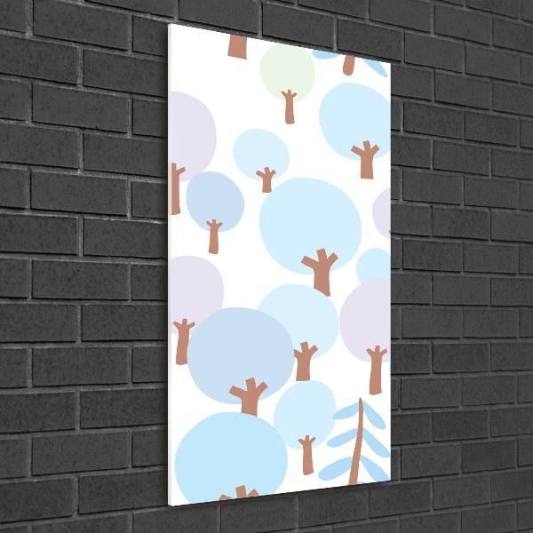 Plexiglasbilder vertikal Bäume