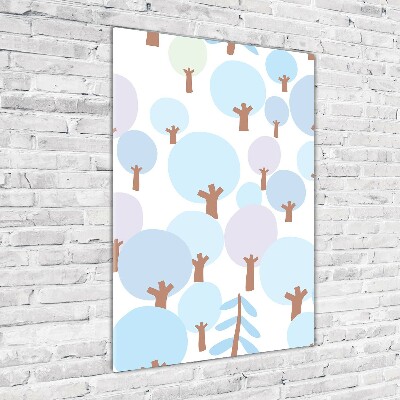 Plexiglasbilder vertikal Bäume