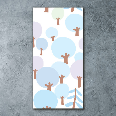 Plexiglasbilder vertikal Bäume