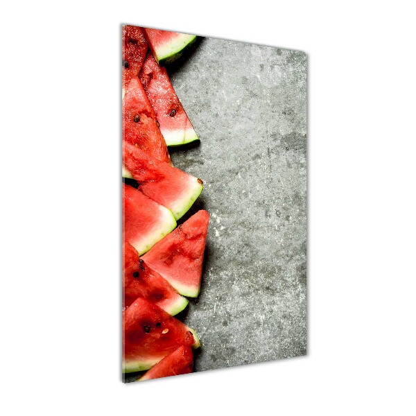 Bild auf Acrylglas vertikal Wassermelone
