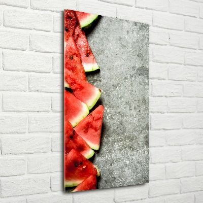 Bild auf Acrylglas vertikal Wassermelone