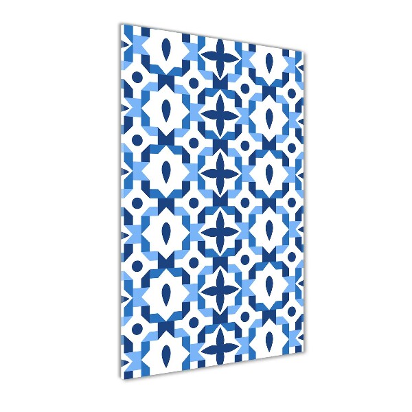 Modernes Acrylbild vertikal Geometrischer Hintergrund