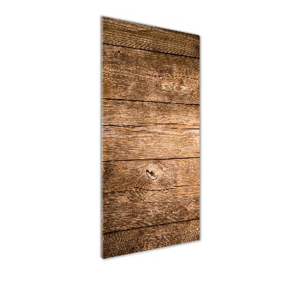 Bild auf Acrylglas vertikal Holzhintergrund