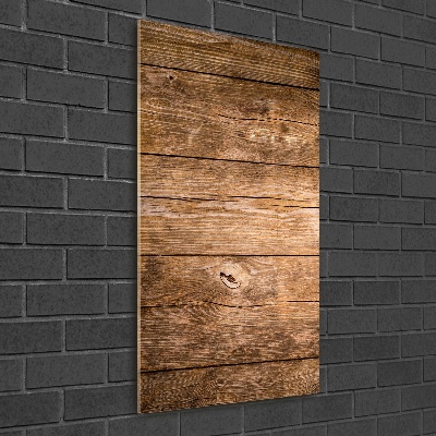 Bild auf Acrylglas vertikal Holzhintergrund