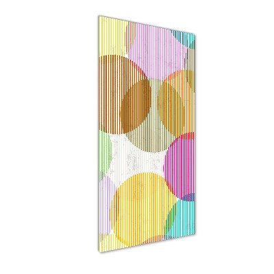 Plexiglasbilder vertikal Farbige Kreise