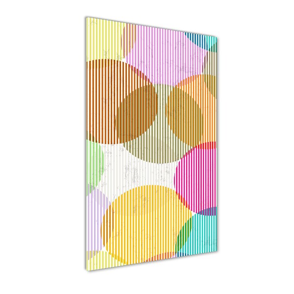 Plexiglasbilder vertikal Farbige Kreise