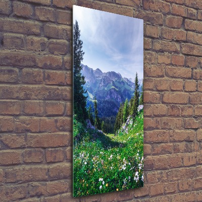 Plexiglasbilder vertikal Alpen