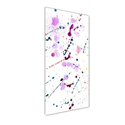 Acrylbild vertikal Bunte Flecken