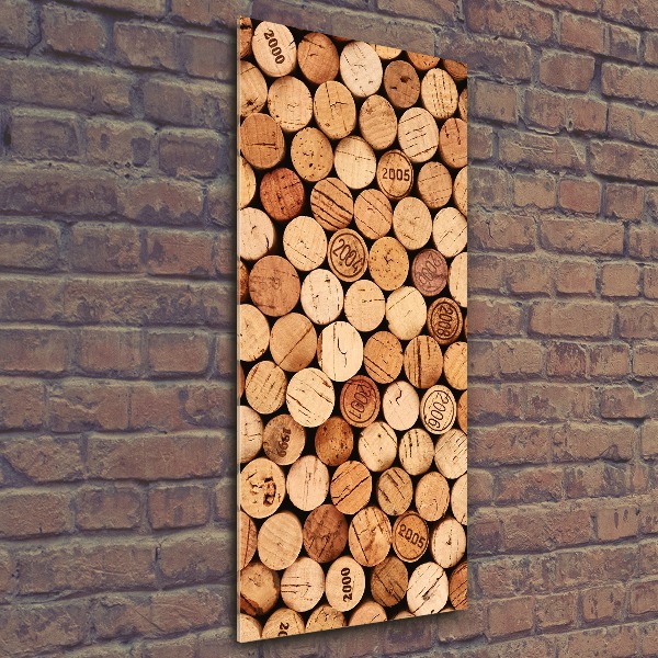 Bild auf Acrylglas vertikal Weinkorken