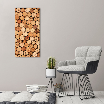 Bild auf Acrylglas vertikal Weinkorken